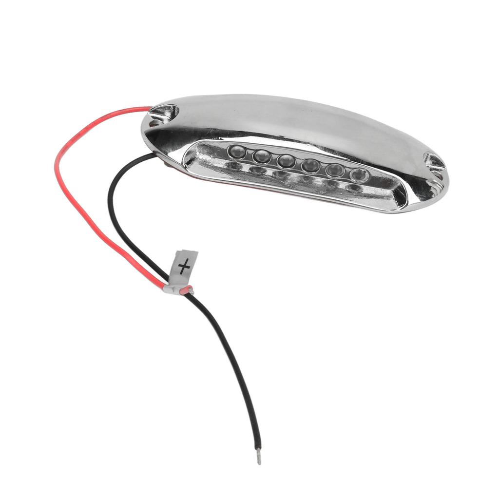 LED Deck Lights 12V Flicker Free Shock Resistant Stainless Steel IP67 Waterproof White Light Boat Dock Light for Yacht