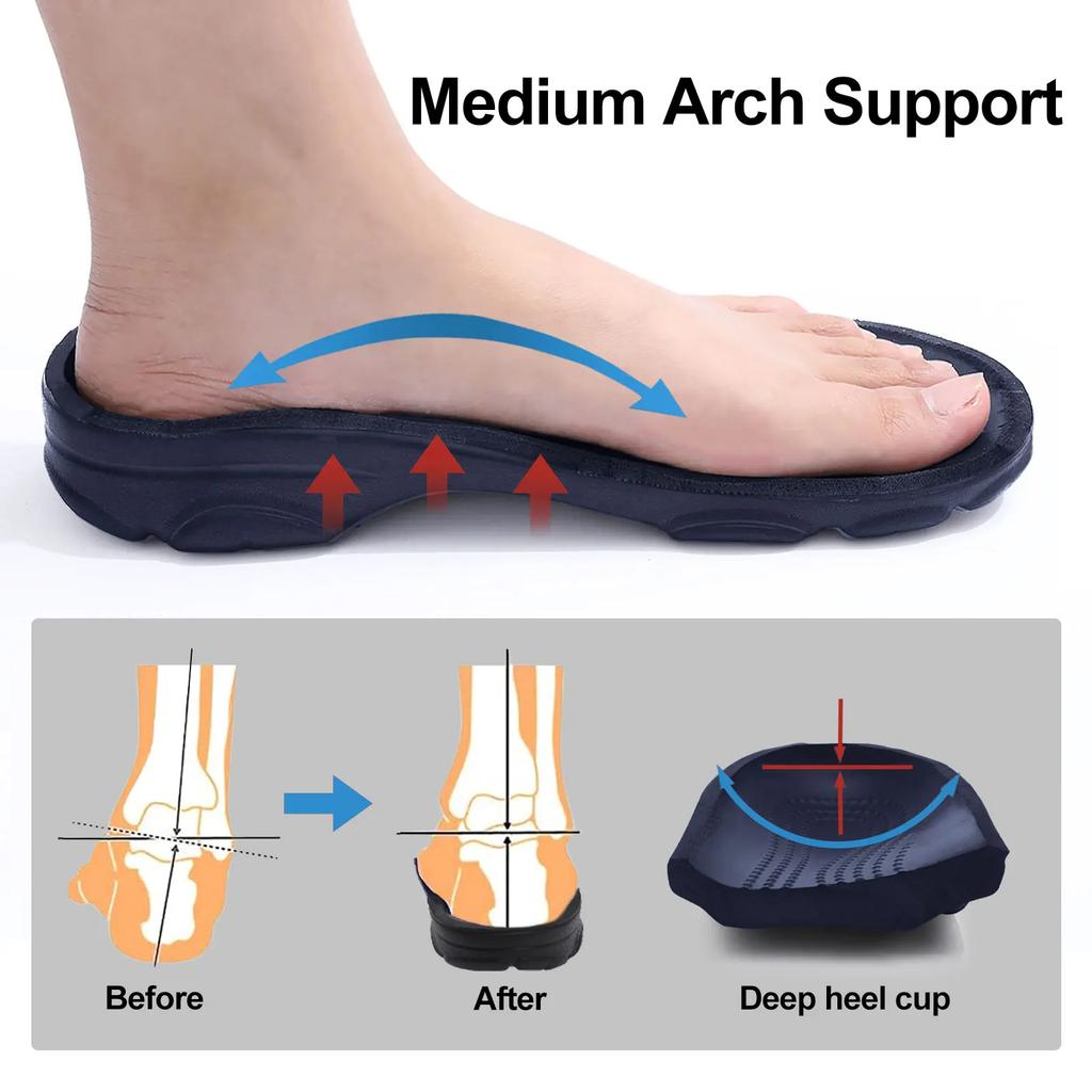 Goosecret Summer Men's Clogs Fashion Casual Breathable Garden Sandals Outdoor Sports Beach Shoes Home Slides With Arch Support