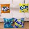 Fanta Логотип Новая Персонализированная Наволочка Детская Спальня Декор Дикой Вечеринки Наволочка Подарок на День Рождения Ребенка Душ