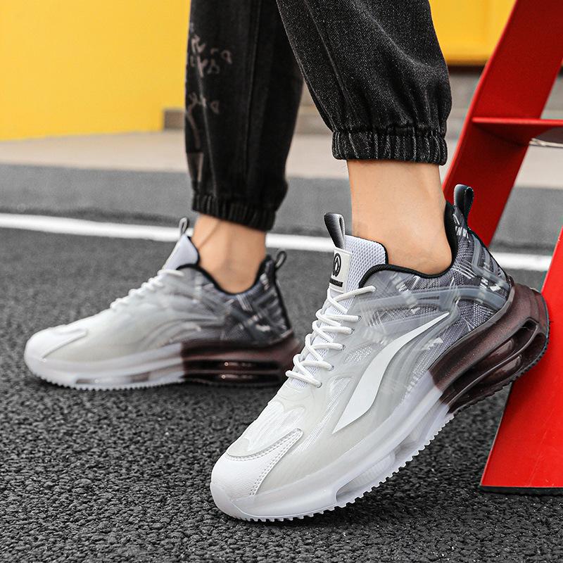 Мужская обувь дышащая сетка повседневная спортивная обувь мужская толстая подошва увеличивающая рост воздушная подушка папа модная обувь