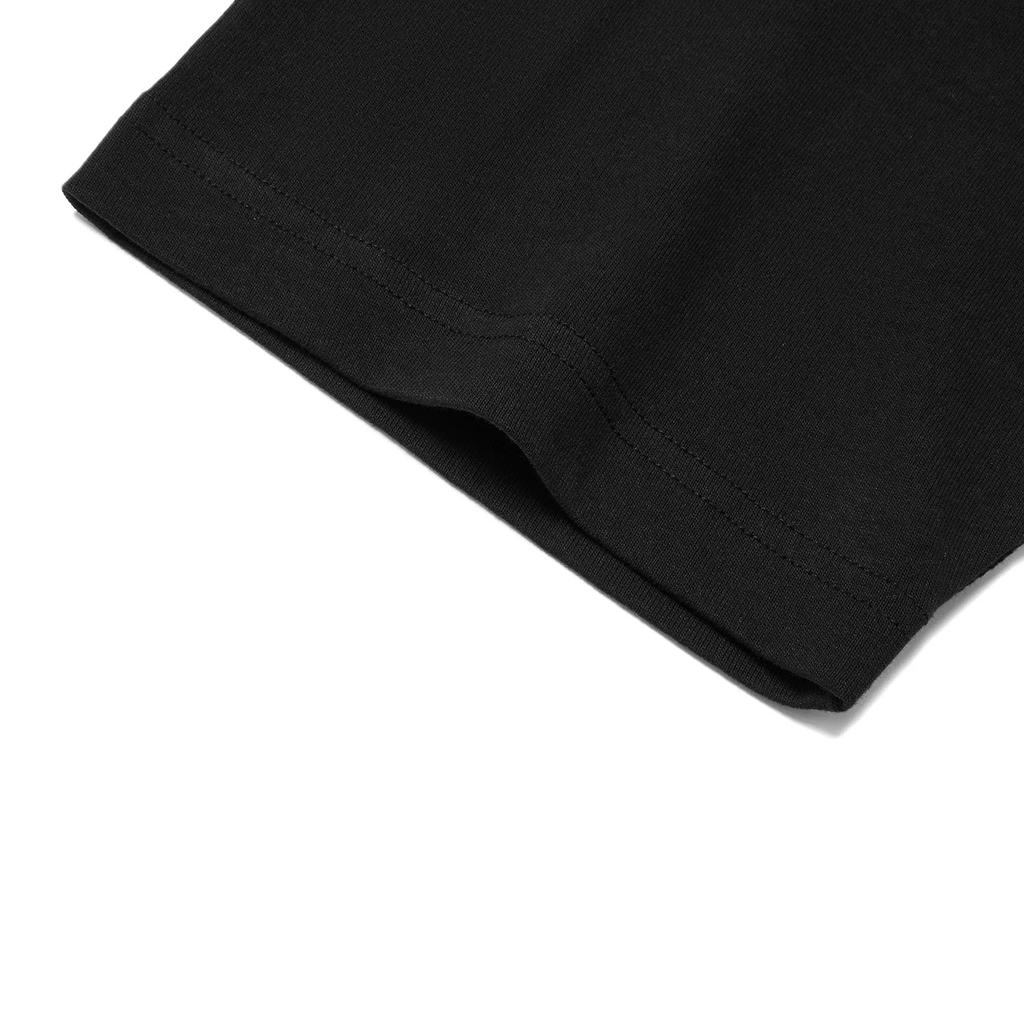 Li Ning X Og_Slick Collaboration Skateboard Series Back Letter Graphic Print Sweat-Absorbing Loose Short Sleeve T-Shirt Unisex Tops Black AHST483-2