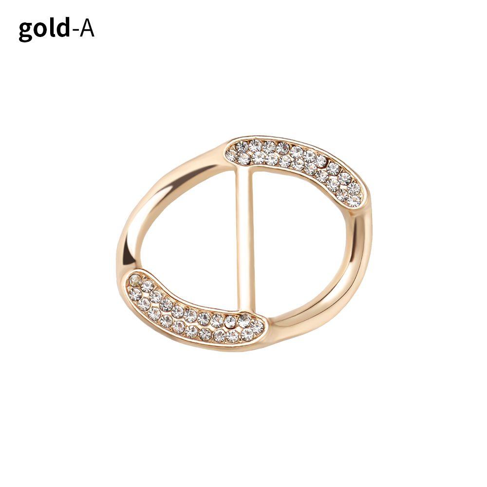 Corner Hem Shirt Hem Decorative Buckle Knotted Buckle Ring Clothes Tighten Silk Scarf Buckle