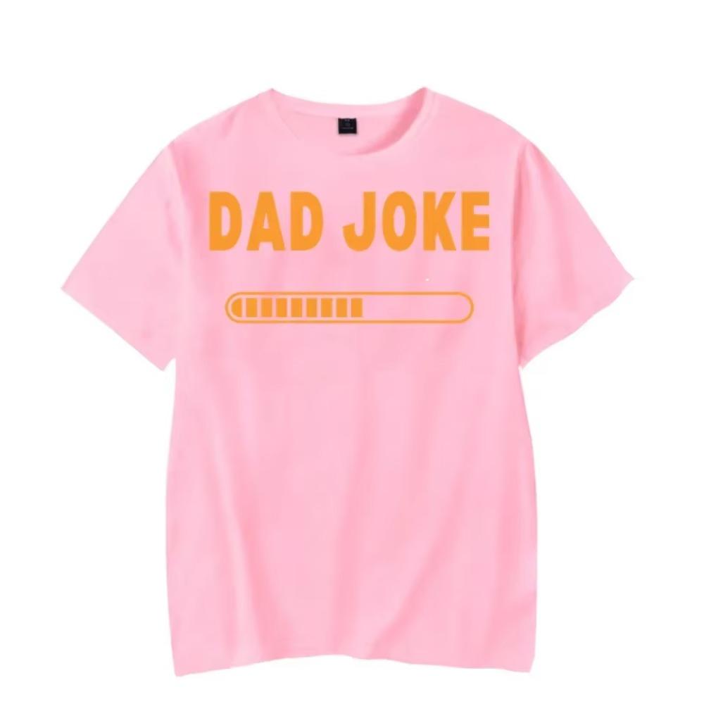 Мужская уличная футболка Летняя мужская футболка с принтом 'Загрузка папиных шуток', с коротким рукавом, модная футболка, футболка оверсайз, мужская одежда