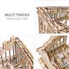 3D деревянные головоломки Marble Run Set - механический набор моделей для взрослых DIY американские горки игрушки подарки для мальчиков/девочек