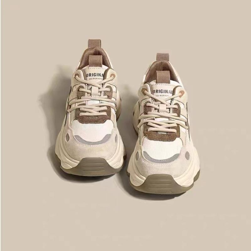 Platform Sneakers Women 2024 New Spring and Autumn Versatile Casual Sports Shoes Women's Shoe Shoes for Women High (5cm-8cm)