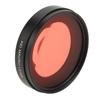 JUNESTAR 58mm Red Filter Action Camera Diving Filter with 16X Macro Close Up Lens for Hero 9 Sports Camera
