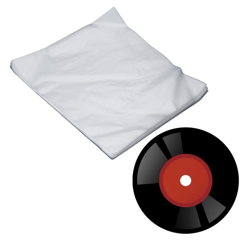 50 Хрустально Чистых Внешних Конвертов для Виниловых Пластинок 12" Защитные Чехлы для Хранения Винила Хранение Пластинок для Обложек LP Альбомов