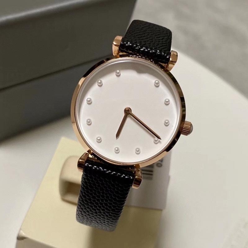Женские кварцевые часы Armani AR11092 с фазами луны, Высококлассные модные водонепроницаемые стальные часы с жемчужными акцентами