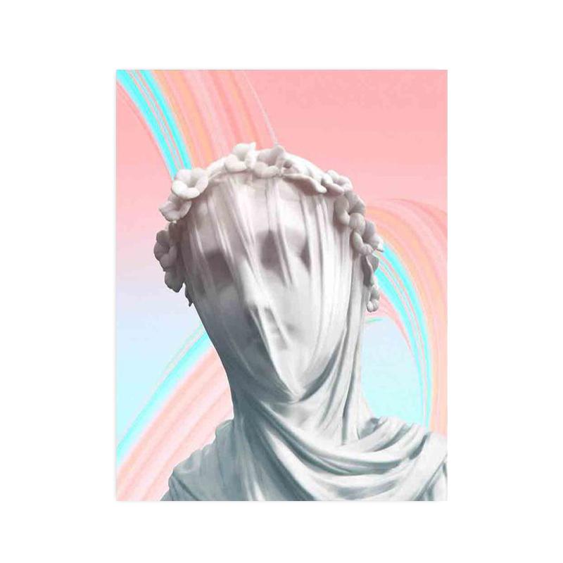 Веселая скульптура Дэвида, искусство, холст, живопись, абстрактные граффити, постеры и принты, настенные художественные картины для гостиной, домашний декор