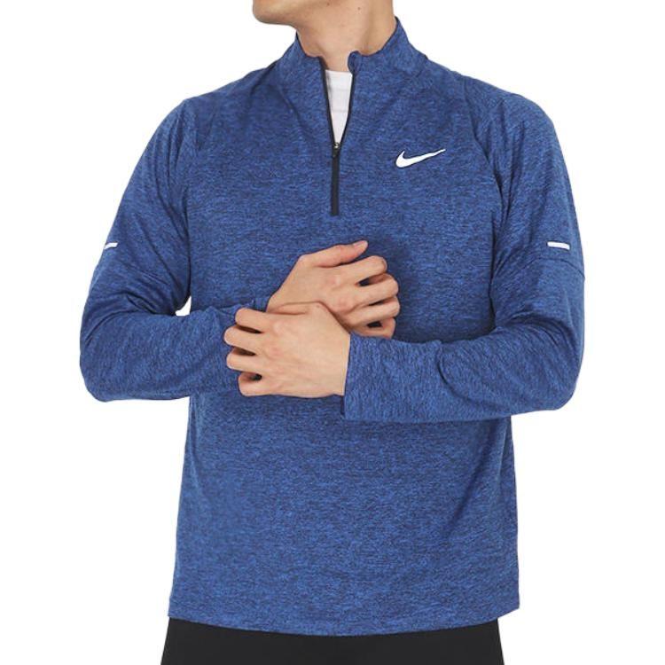 Nike Футболки Мужские Темно-синие С круглым вырезом Умеренный прямой крой DD4757-451