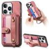 Чехол-подставка из искусственной кожи с отделением для карт для iPhone 16 Pro Max 15 14 11 Plus XS XR 13 12 Mini, держатель для карт, противоударный чехол со шнурком