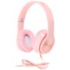 Wired Headset Dual 3.5mm With Microphone Foldable Storage Comfortable PU Earplugs Sports Running Headphones