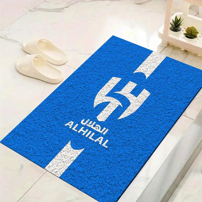 Ковер Al-Hilal Saudi Football Club для гостиной, спальни, дома, украшение дивана, детский нескользящий коврик