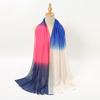 Новый однотонный универсальный танцевальный шарф из шифона и шелка с градиентным переходом, летний тонкий декоративный дорожный солнцезащитный платок-шаль для женщин