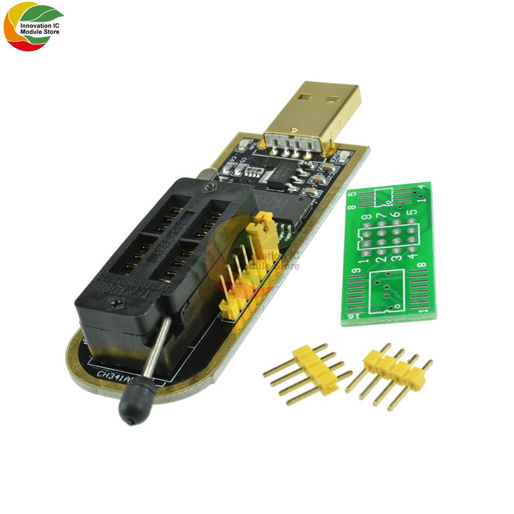 WCH341A 24 25 Серии EEPROM Flash BIOS USB Программатор Модуль SOIC8 SOP8 Тестовый Зажим Для EEPROM 93CXX / 25CXX / 24CXX DIY НАБОР