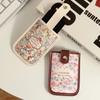 Классические цветочные сумки для карт для женщин, красочный материал PU, удобный держатель для карт, сумка для хранения удостоверений личности банковских карт