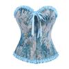 Женский Корсет Body Shapewear в Дворцовом Стиле с Жаккардовым Кружевом и Воланами, Масляная Живопись Моне