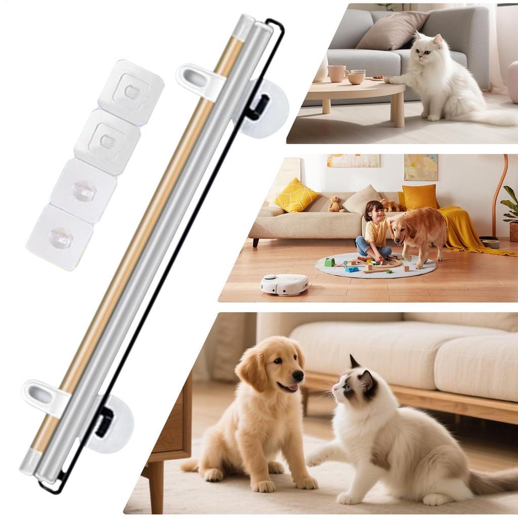 Dog Gate For Stairs Retractable Dog Safety Gates Tall Transparent Safety Barrier Pet Supplies For Cats Hallway Kids Fireplace