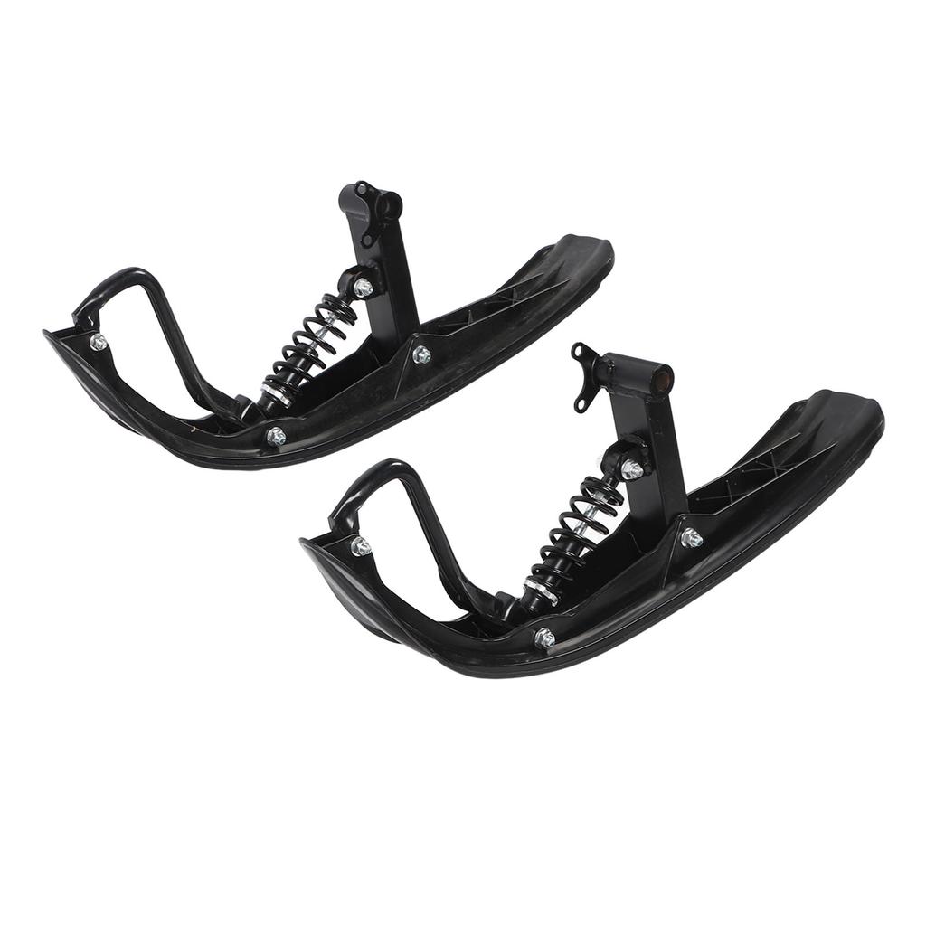 Пара квадроциклетных зимних снежных санок, прочные, долговечные, снежный гонщик, салазки со скребками, улучшают сцепление для картинга, UTV