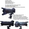 IShoot Крепление для камеры Штативное крепление Поддержка объектива Кронштейн для объектива Штатив Совместимый с Nikon Z VR DX Штатив Шаровая головка Зажимное кольцо, Кольцо, Хомут,