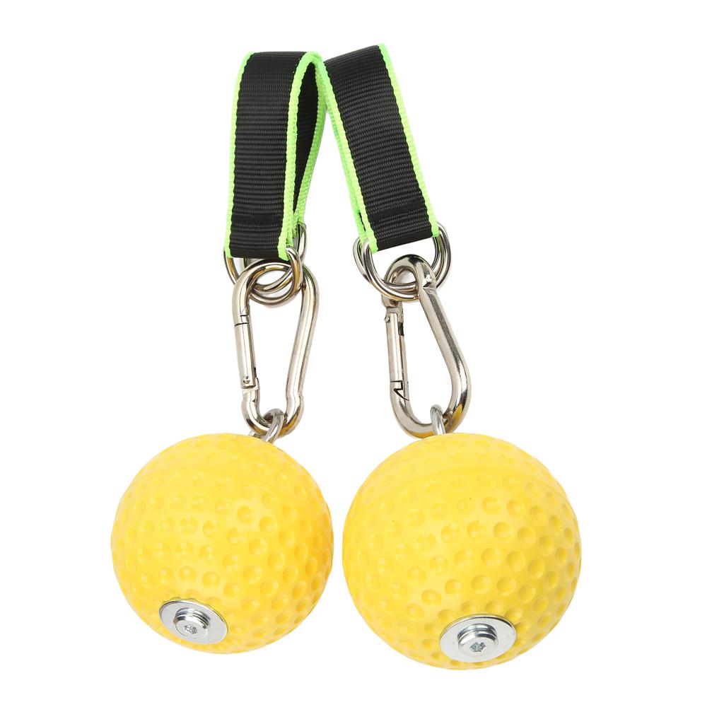 Climbing Pull Up Hand Grips Ball Set with Webbing Buckle Fitness Non Slip Arm Strength Training