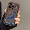 Небесно-голубой кит подходит для чехла для мобильного телефона iphone16pro Apple 15 противоударный 14 Европейский и американский 13promax новый 12x