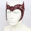 Алая Ведьма Корона Супергероя Косплей Головной Убор Нарядная Повязка На Голову Костюм Аксессуар для Хэллоуина Рождественская Вечеринка