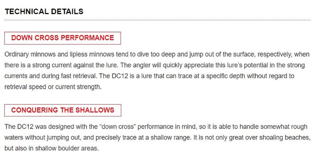 DUO Terrif DC 12 Type 1 Медленно тонущая приманка ADA0256 (7839)