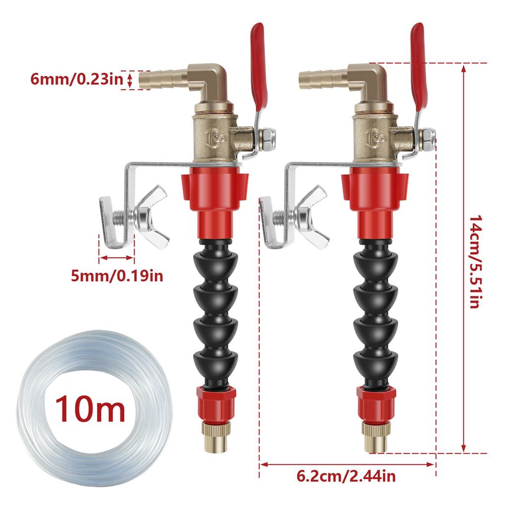 System Nozzle Coolant Misting Dust-proof Dust Remover Water Sprayer For Marble Brick Tile Cutting Machine Angle Grinder Cutter