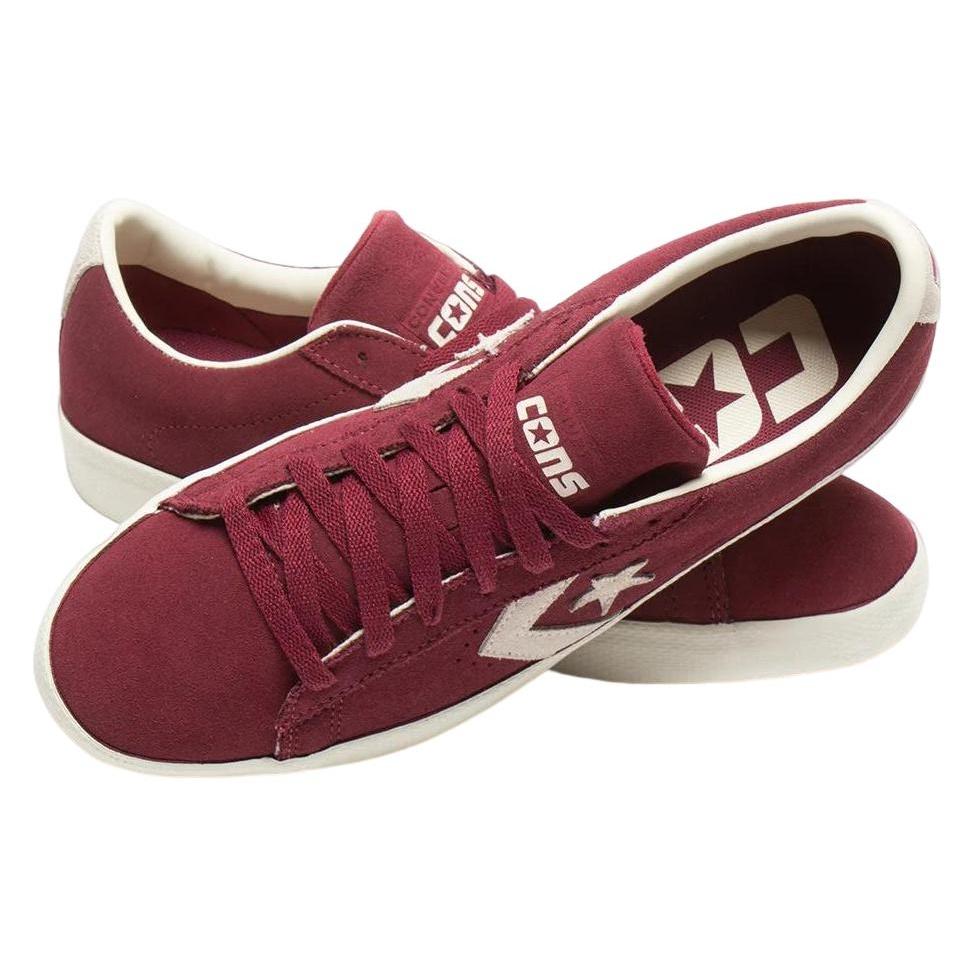 Converse CONS Pro Кожаный Вулканизированный Pro Замшевый Низкий 'Cherry Vision' Мужской A02953C