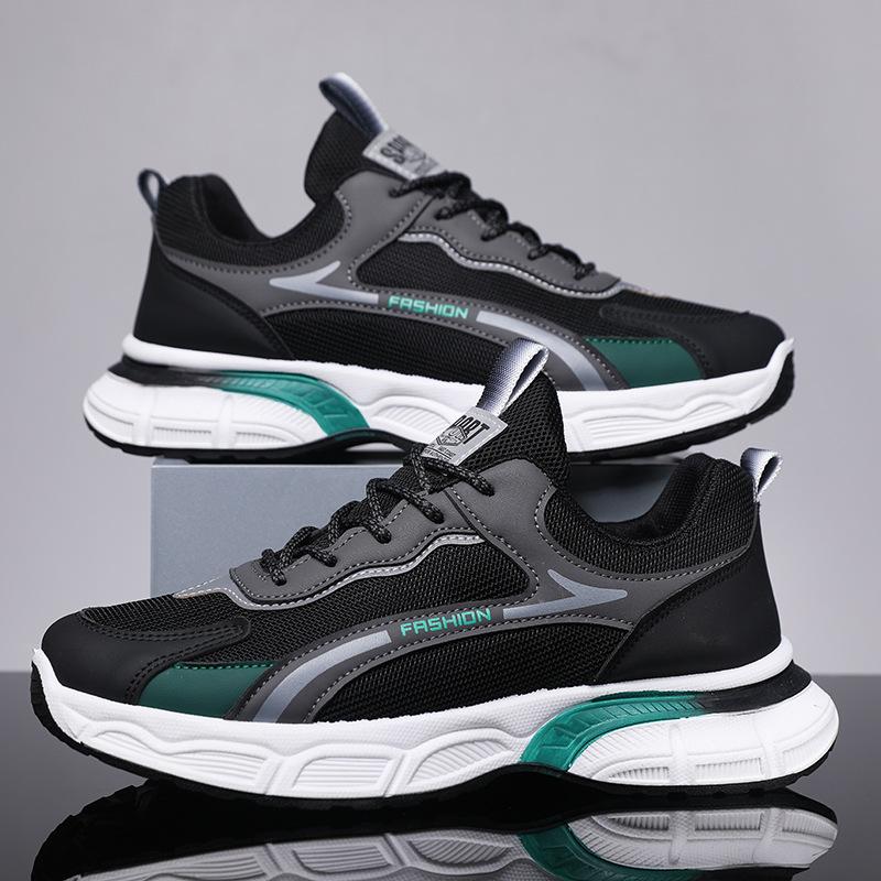 Обувь для папы, летняя сетчатая мужская повседневная удобная спортивная обувь, молодежная дорожная обувь для бега, четыре сезона