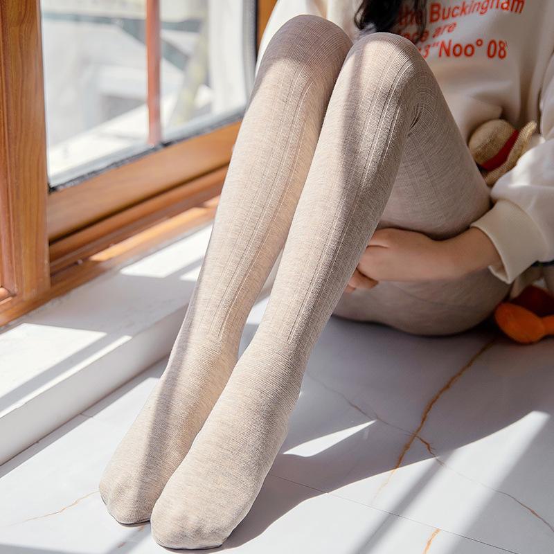 Spring & Autumn Cotton Striped Children's Dance Socks - No Pilling, High Elasticity, Durable Bottoming Socks