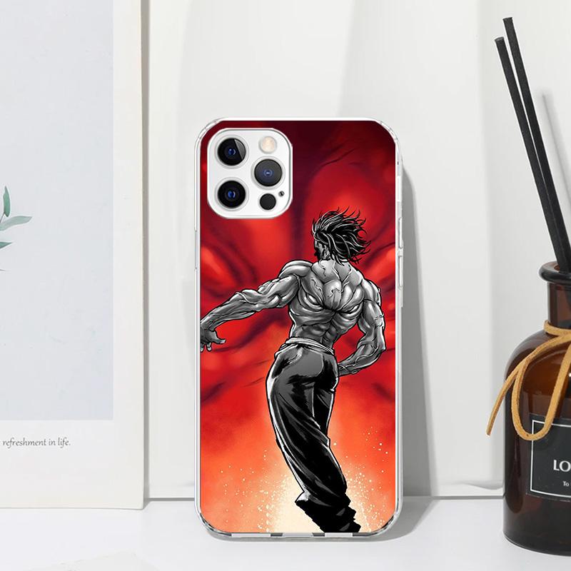 Baki the Grappler Original Anime Phone Case For Iphone 17 Air 16 15 Plus 16E 14 Pro Max 13 Mini 12 11 7 8 SE Fundas Soft Back Co