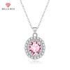 BELLA BOX Oval Pendant Necklace Multiple Colour Fashion Wedding Engagement Jewelry