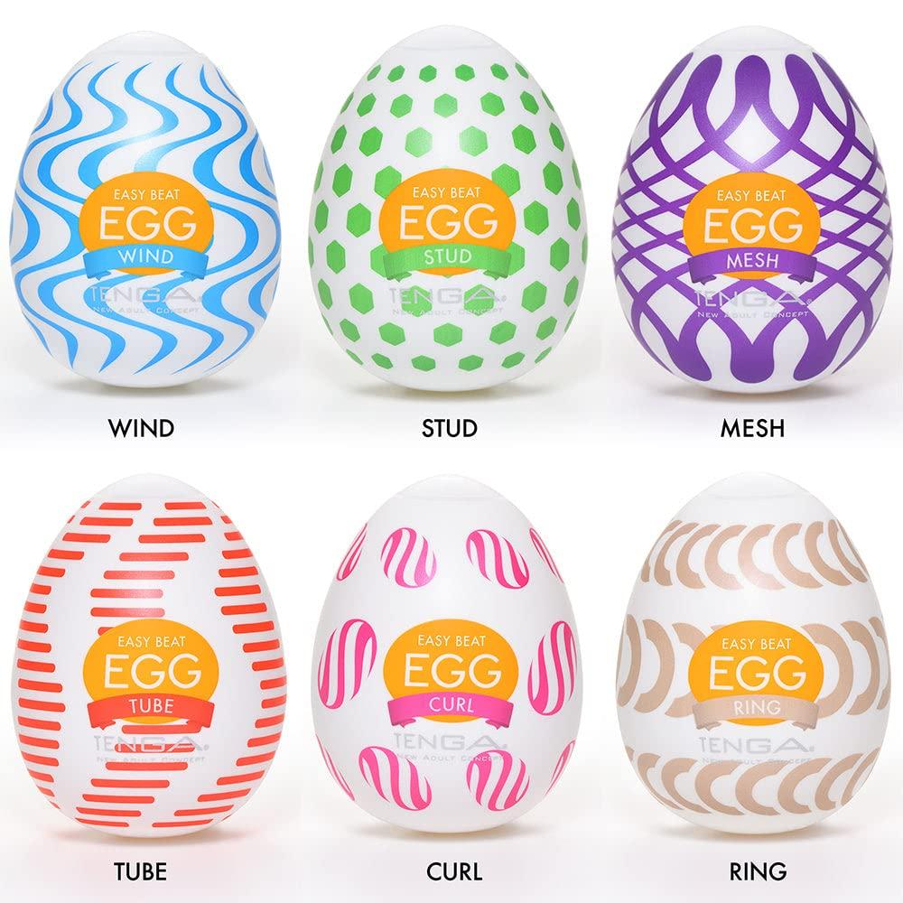 TENGA EGG STUD Ощущение Egg Stud из-за бесчисленных шестиугольных белых [выступов]
