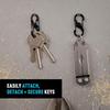 Карабин NITEIZE S-Biner Microlock №0 x 2 шт. Черный LSBM-01-2R3 (Настоящий японский продукт)