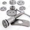 Brake Caliper Piston Retractor Kit - Tools - 12 Pieces - Steel - Universal - Car