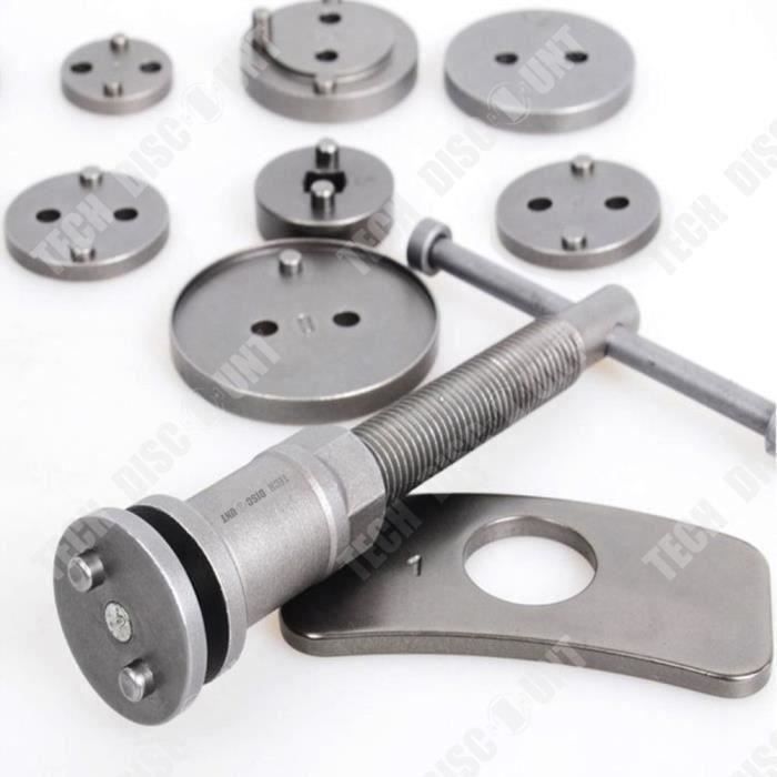 Brake Caliper Piston Retractor Kit - Tools - 12 Pieces - Steel - Universal - Car