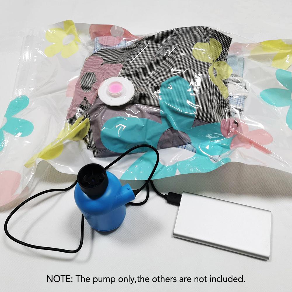 2200Pa USB электрический воздушный насос DC 5V портативный воздушный насос с 4 насадками для кемпинга на открытом воздухе