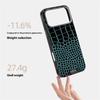 ABEEL Чехол для iPhone 17 Pro, совместимый с MagSafe, текстура крокодила, микро-тиснение, задняя крышка