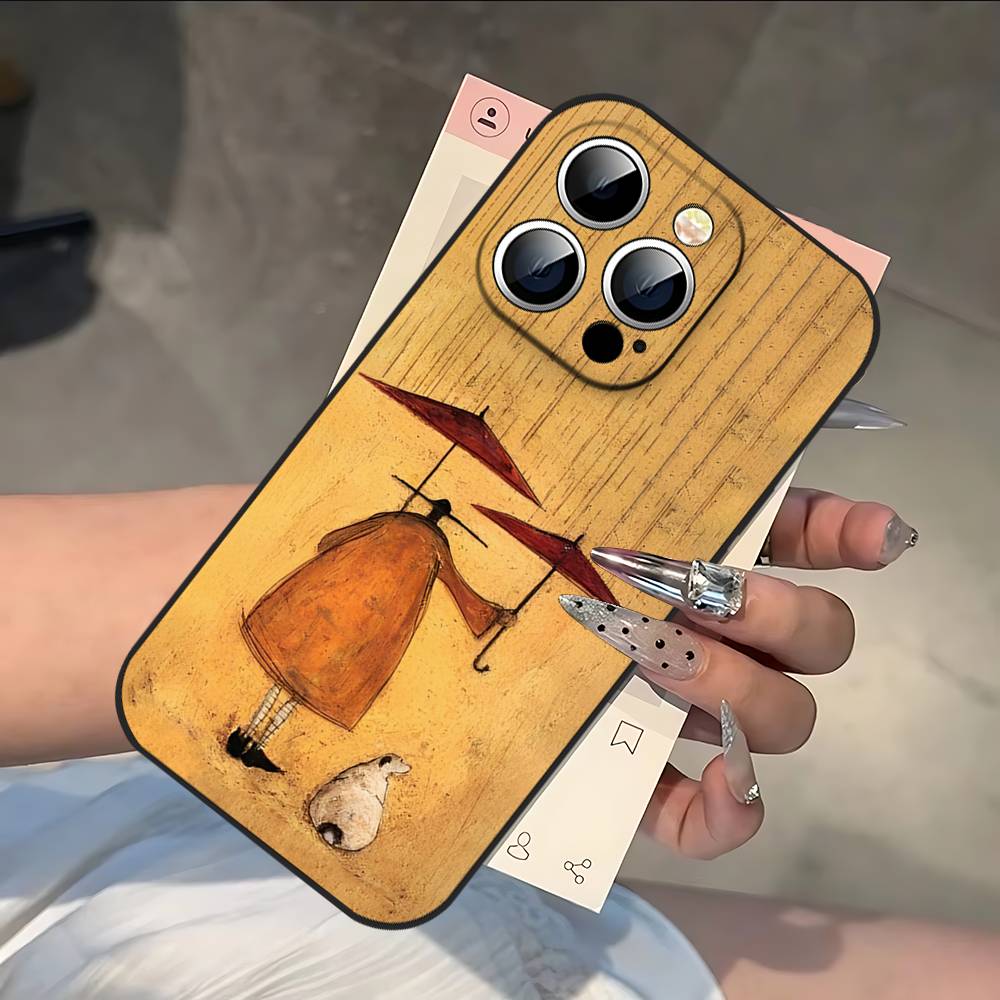 Чехол для телефона Sam Toft для iPhone 17 16 15 14 13 12 11 PRO MAX PLUS Mini из ТПУ, мягкий, приятный для кожи