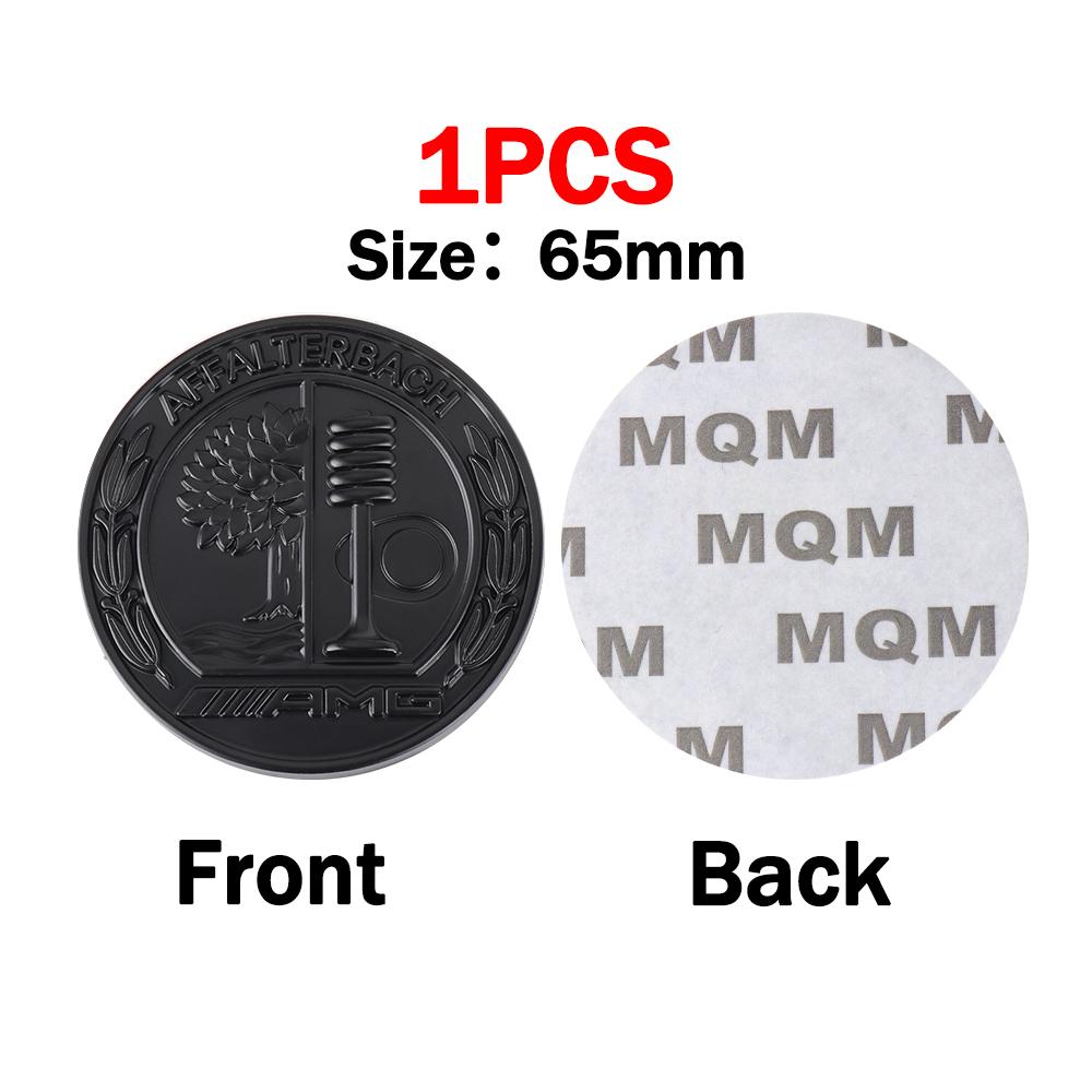 1Pcs 45/65MM Car Metal Side Body C-pillar Sticker Trunk Badge For Mercedes Benz A B C R G Class AMG W211 W204 W210 W251 CLA GLA