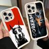Чехол для телефона iPhone 17 Air 16E 15 16 Pro Max Собака Доберман Крутой Чехол 14 Plus 13 12 Mini Мягкий Силиконовый Fundas