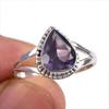 Натуральный александрит драгоценный камень 925 цельное серебро ювелирное кольцо размер 9 N4i48