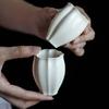 Белый фарфоровый керамический китайский набор для кунг-фу чая Церемония чаепития Гунфу Чашка для аромата Ручная работа Дзен-стиль Чашки для дегустации чая