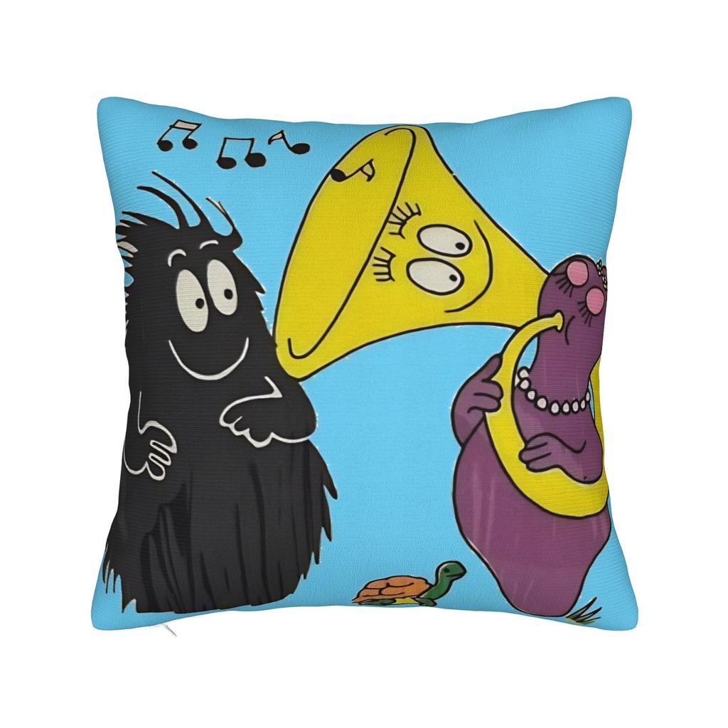 Barbapapas Pillow Cover Comfy Cushion Cover Vintage Pillow Case For Sofa Home Decor