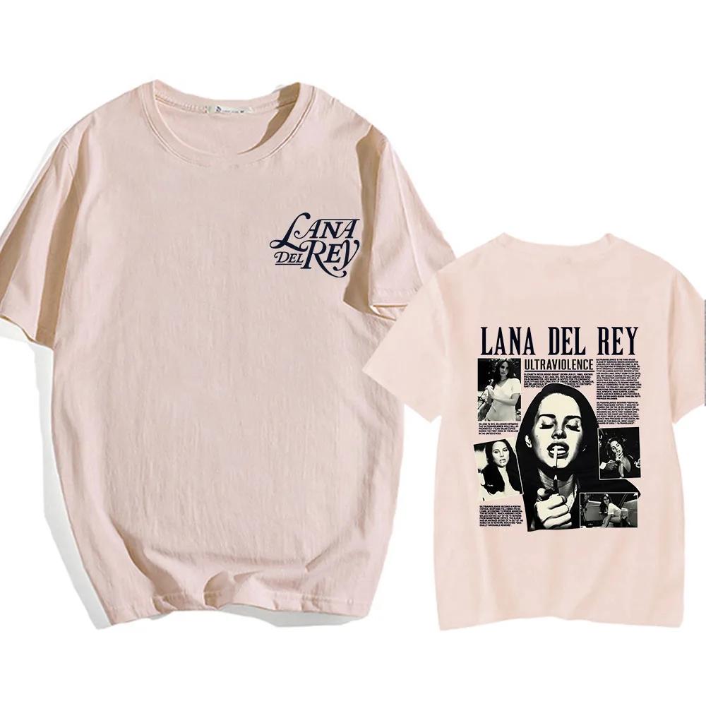 Lana Del Rey Singer Printing T-shirt Short Sleeve Cotton Soft Tee-shirt Spring Summer Casual /WoTshirts Camisas O-neck