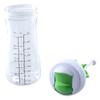 BPA Free Salad Dressing Shaker Container 500ml Hand Shaking Spiral Stirring Cup  Kitchen