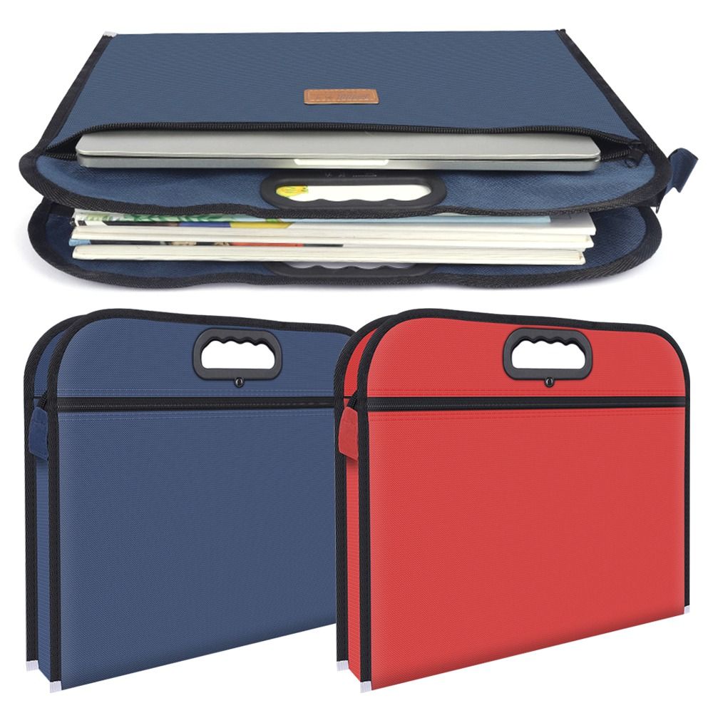 Large Capacity Test Paper Storage Folder Canvas File Organizer Fashion File Bag