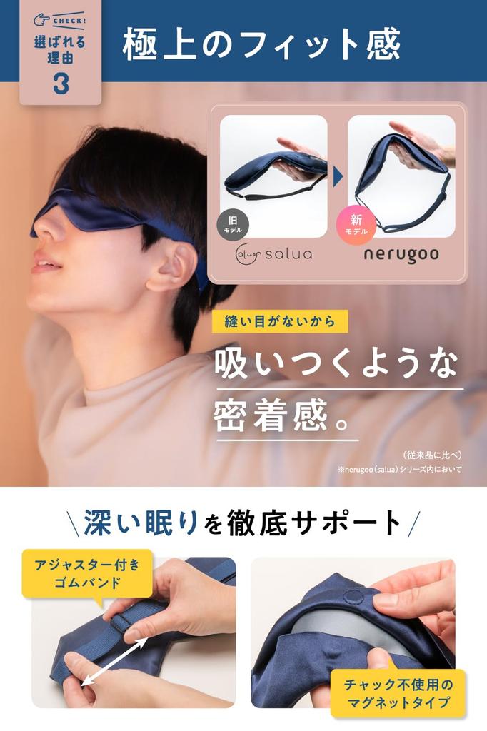 Nerugoo Rechargeable Hot Eye Mask OF 2024 OVERALL BEST BUY [WINNER "MONOQLO" AWARD] (12. Classic)